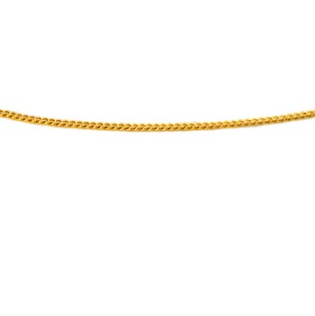 18ct gold 2.4g 18 inch curb Chain